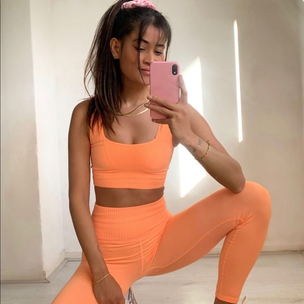 Free People Movement Peach Horizon Set